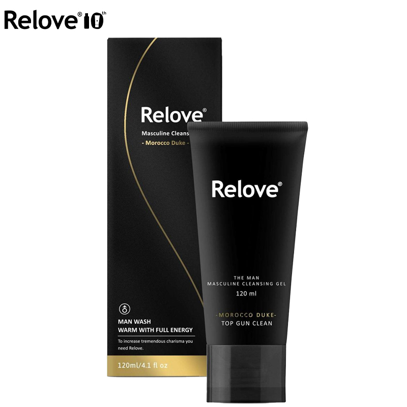 RELOVE - 溫感男性專用私密潔淨凝露｜摩洛哥公爵(溫感) (120ml / 30ml)