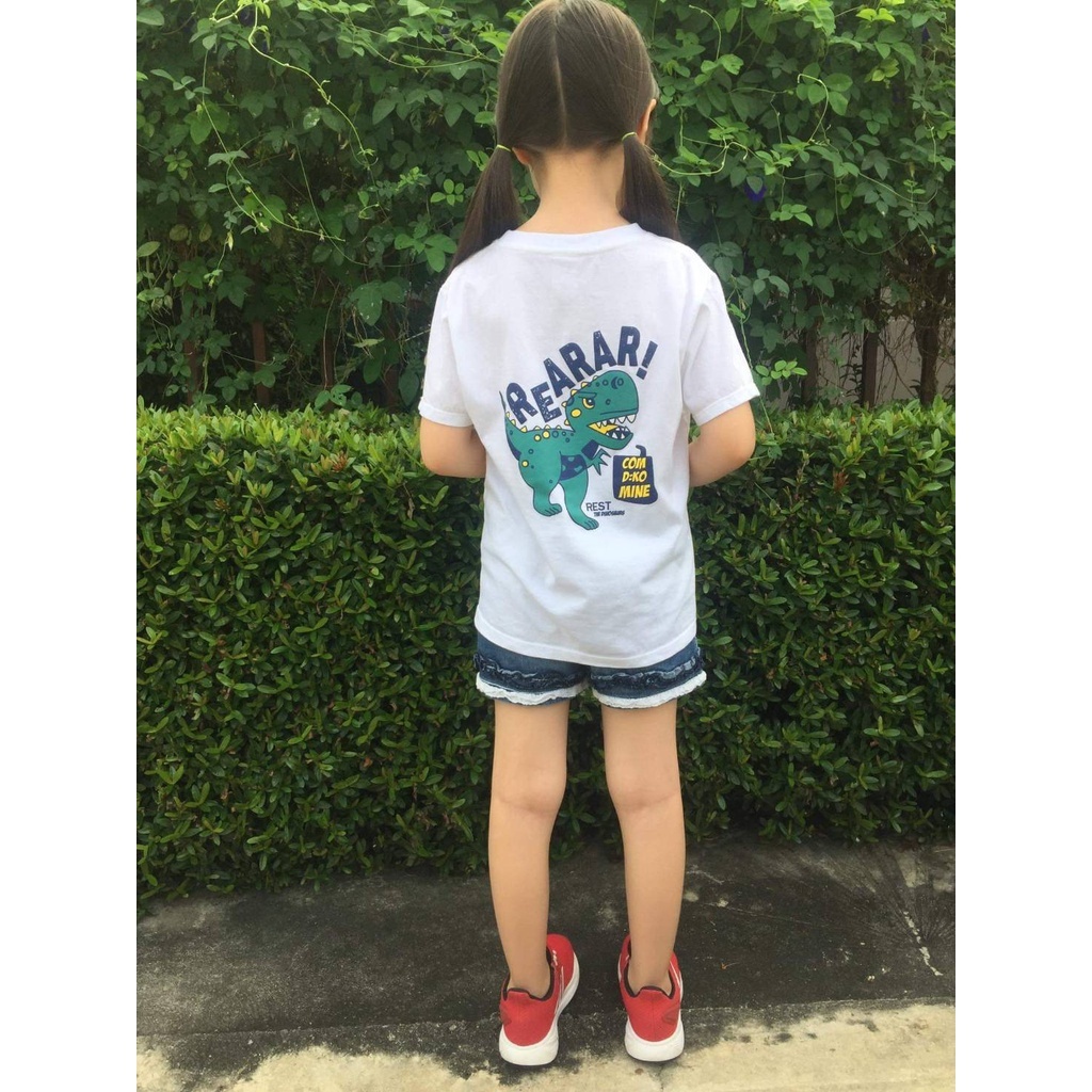 泰國 背面圖恐龍小童T-Shirt(T5 T754)