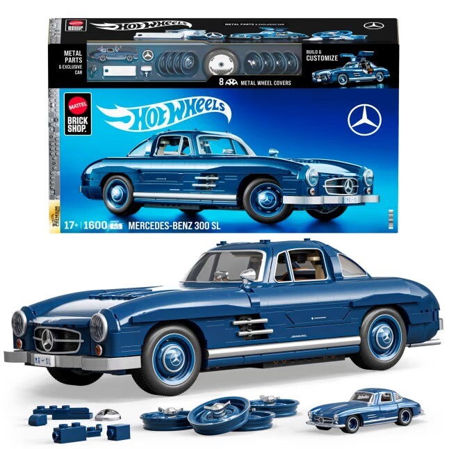 《 MATTEL 》 風火輪收藏級系列 - 梅賽德斯-賓士 (Mercedes-Benz)  300 SL