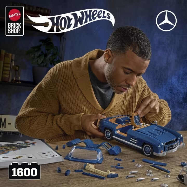 《 MATTEL 》 風火輪收藏級系列 - 梅賽德斯-賓士 (Mercedes-Benz)  300 SL