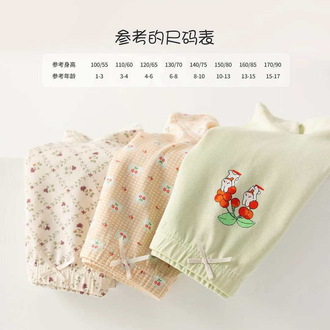 花漾野莓內褲三件組