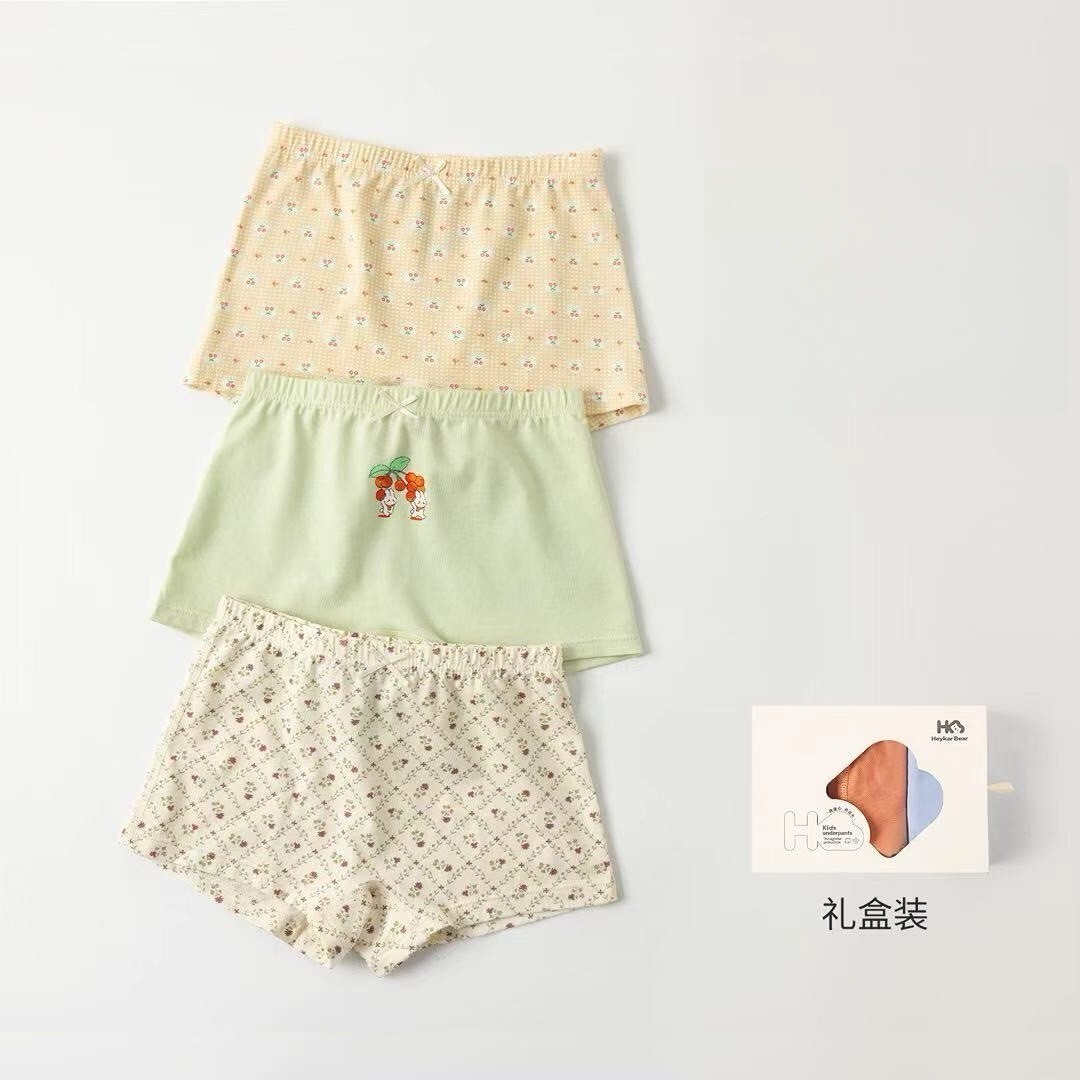 花漾野莓內褲三件組