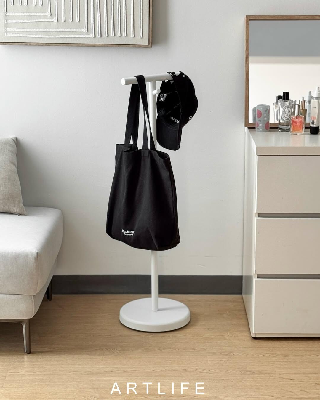 簡約矮款衣帽架