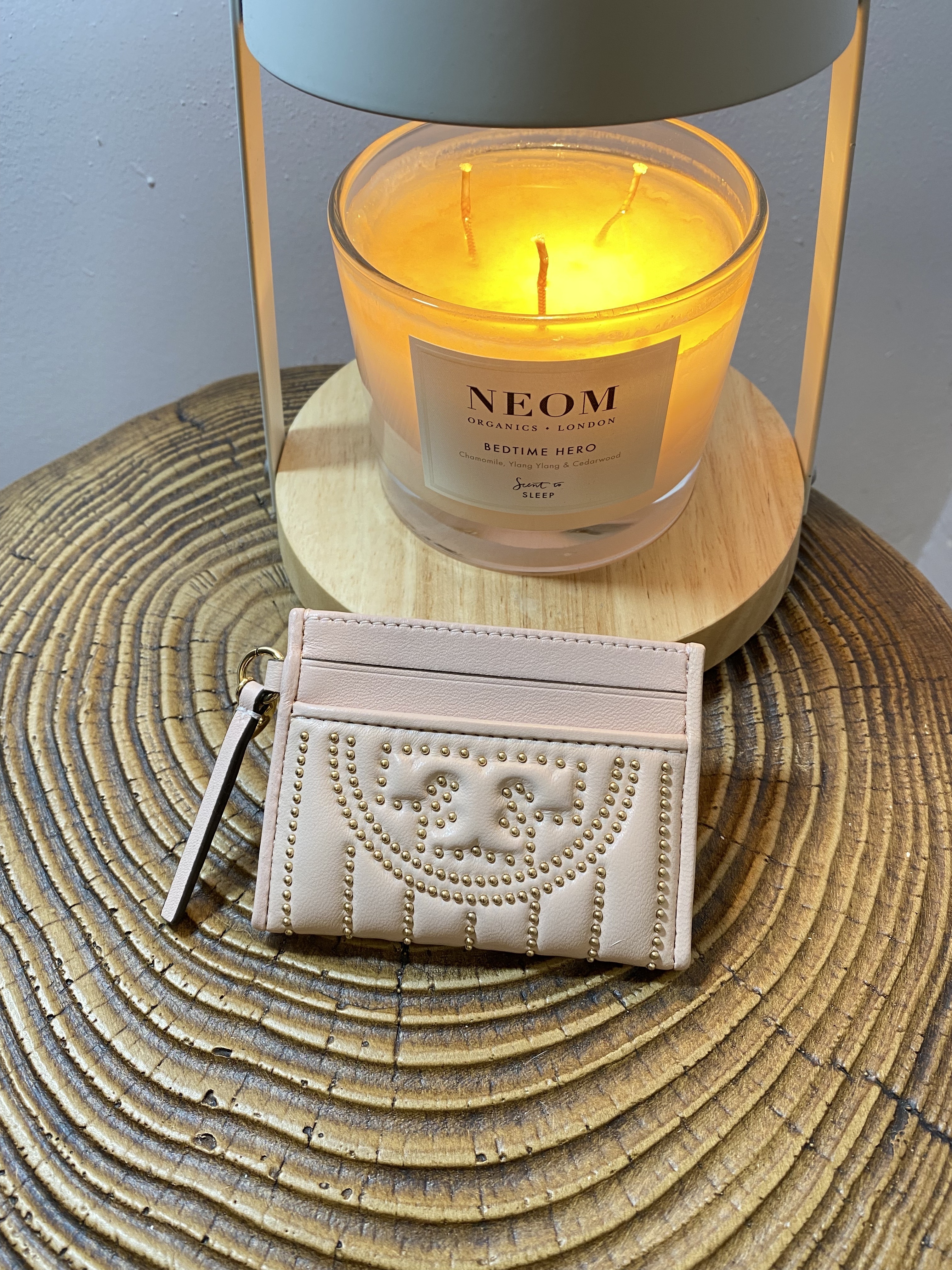 美國現貨 Tory Burch Fleming Mini Stud Slim Card Case