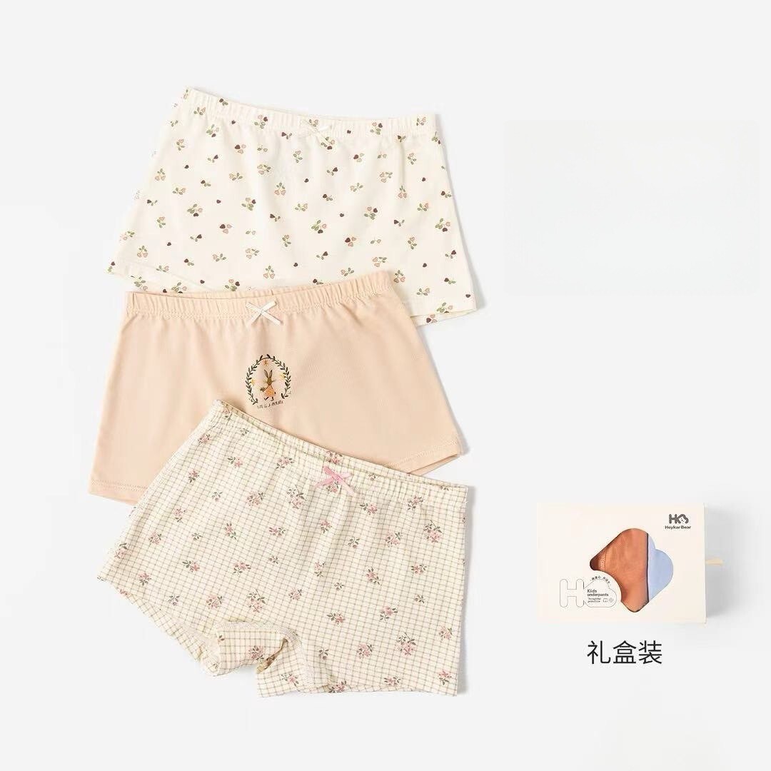 奶茶花鹿內褲三件組