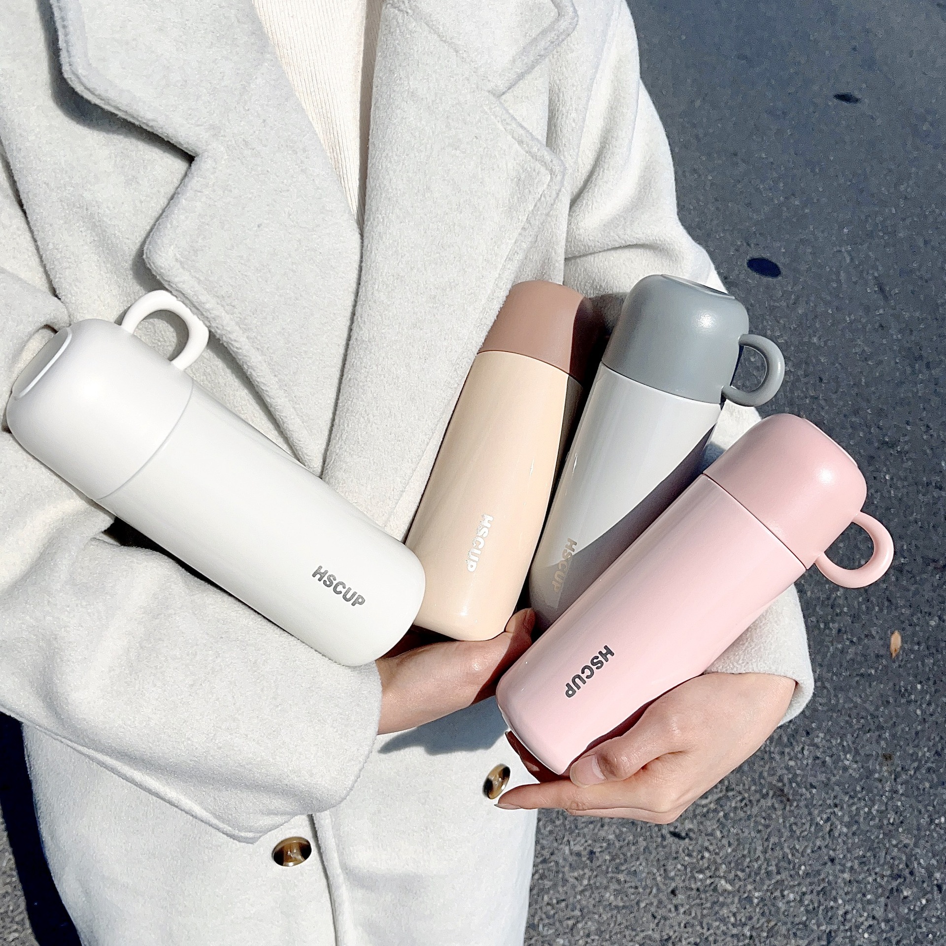 500ML Minimalist Stainless Steel Insulated Tumbler