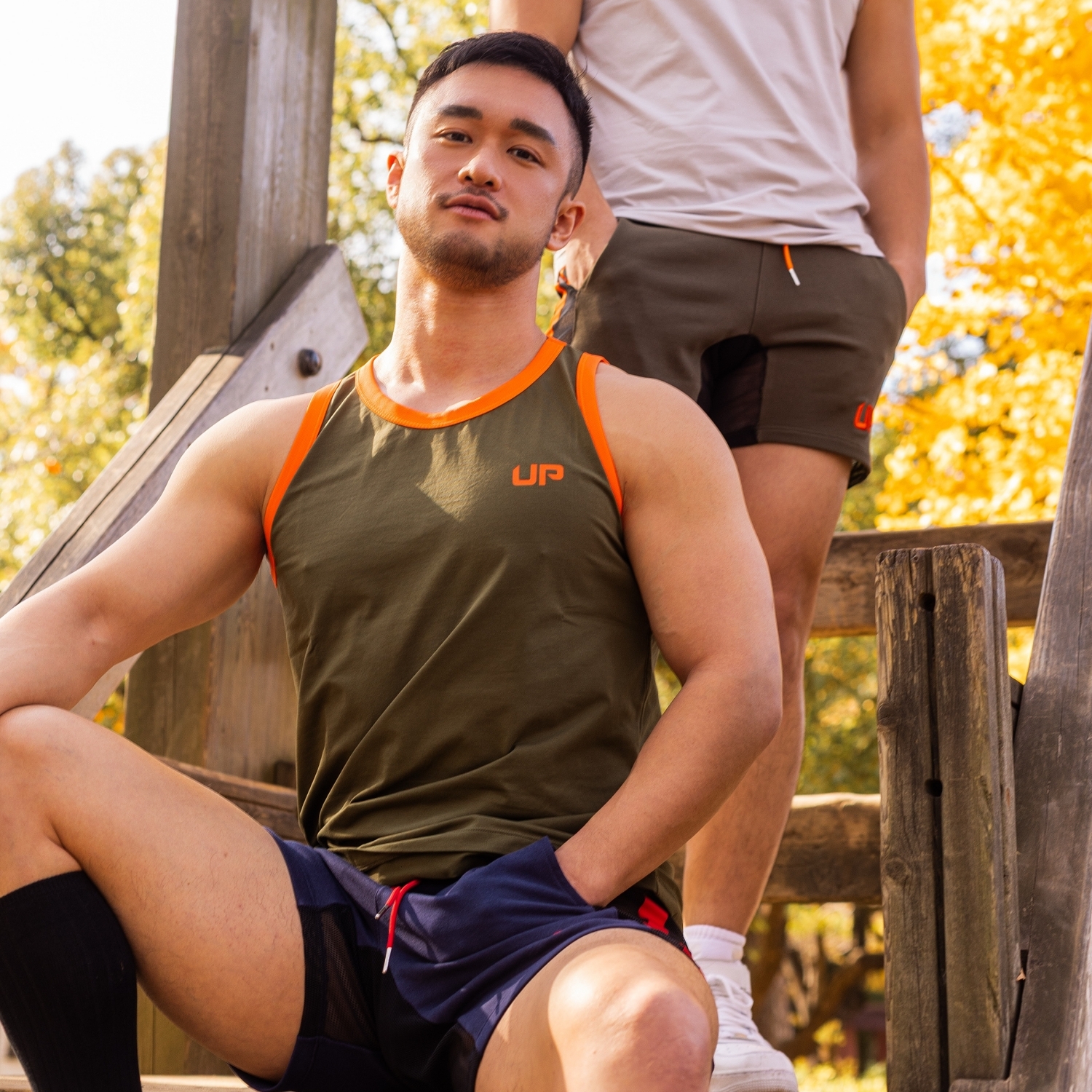 2025 全新配色 - Comfort Tank 2.0 舒適背心 軍綠/鮮橙