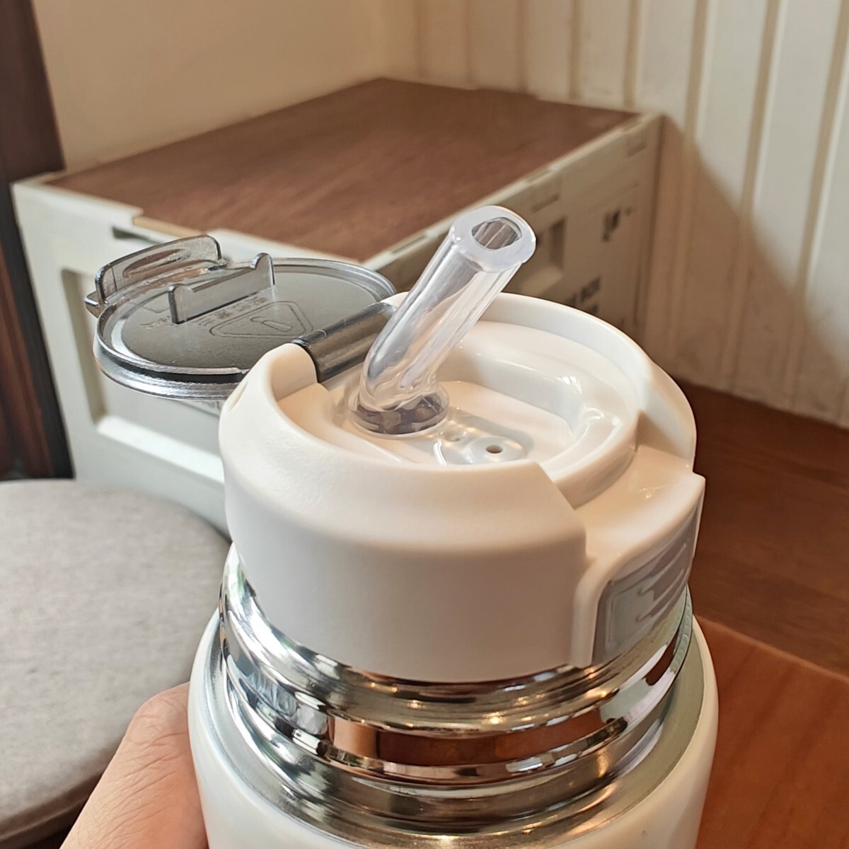 500ML Cute Black Cat Stainless Steel Tumbler with Pink Lid