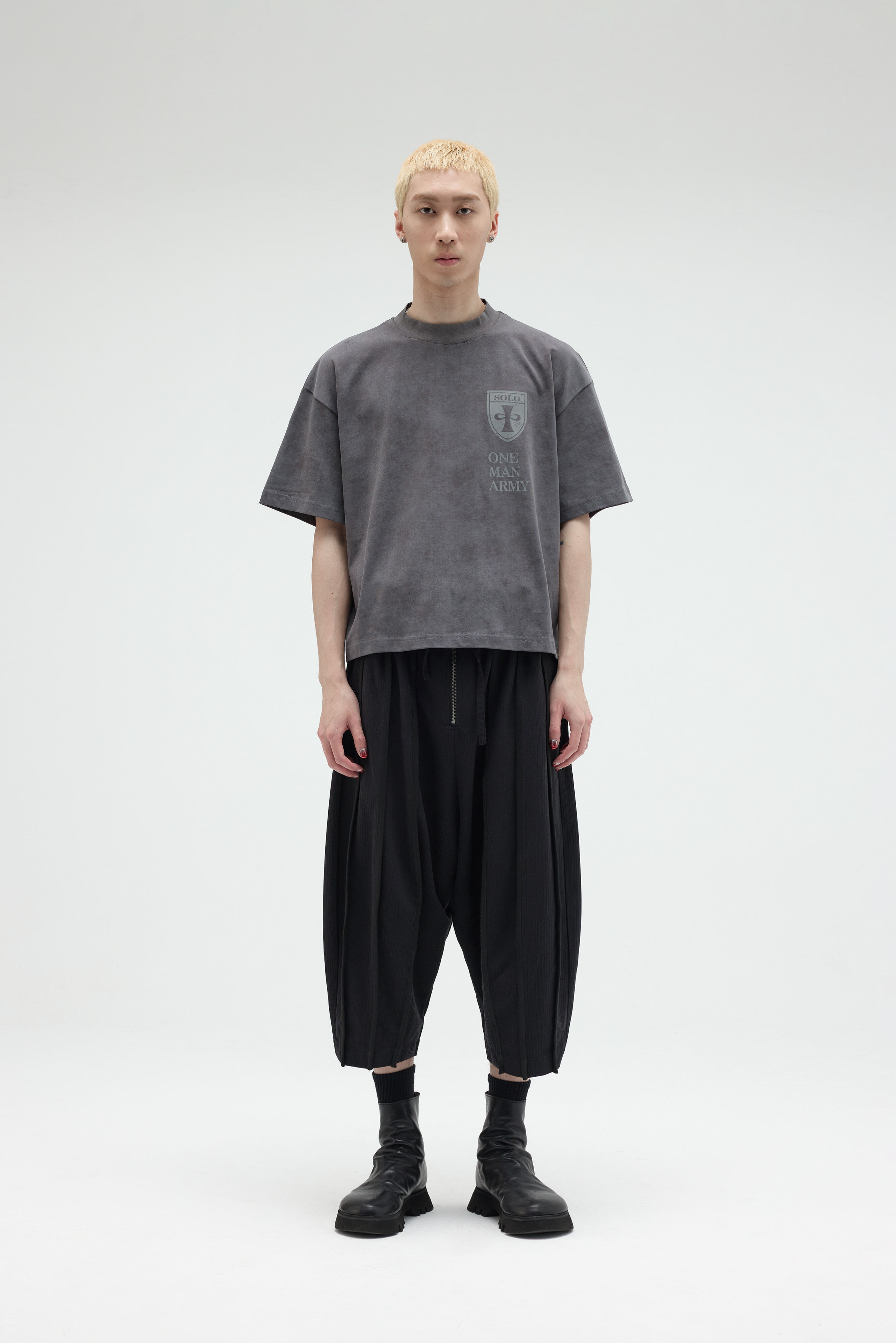 EQUALNEAR SS25 TB01 Solo Tee (Boxy Fit) 寬短 短T