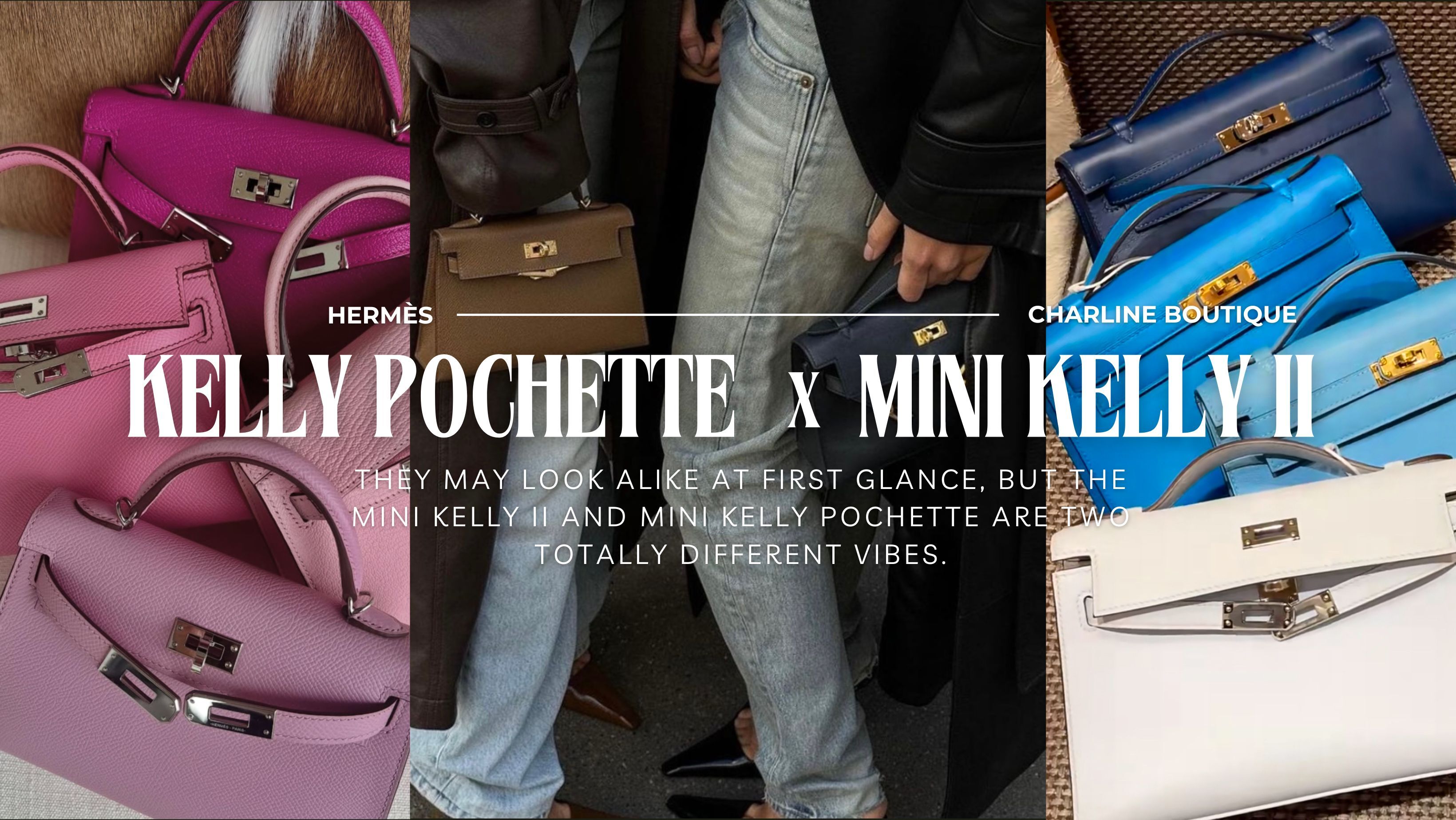 無論您鍾情於 Mini Kelly II 的立體架構與高度實用性，還是迷戀 Mini Kelly Pochette 的溫柔輪廓與典雅氣質，這兩款迷你包都不只是包，更是 Hermès 品牌工藝與風格語言的延伸。越小巧，越考究；越極簡，越珍貴。Charline Boutique 深耕 Hermès 精品代購領域十餘年，從選款建議、色號搭配到市場行情解析，我們不只是代購，更是協助您挑對包、挑對時機的專業夥伴。立即加入我們的 LINE＠線上客服，由專人一對一為您解析預算、配貨與收藏方向，量身打造屬於您的命定迷你 Kelly，開啟與精品共鳴的優雅旅程。