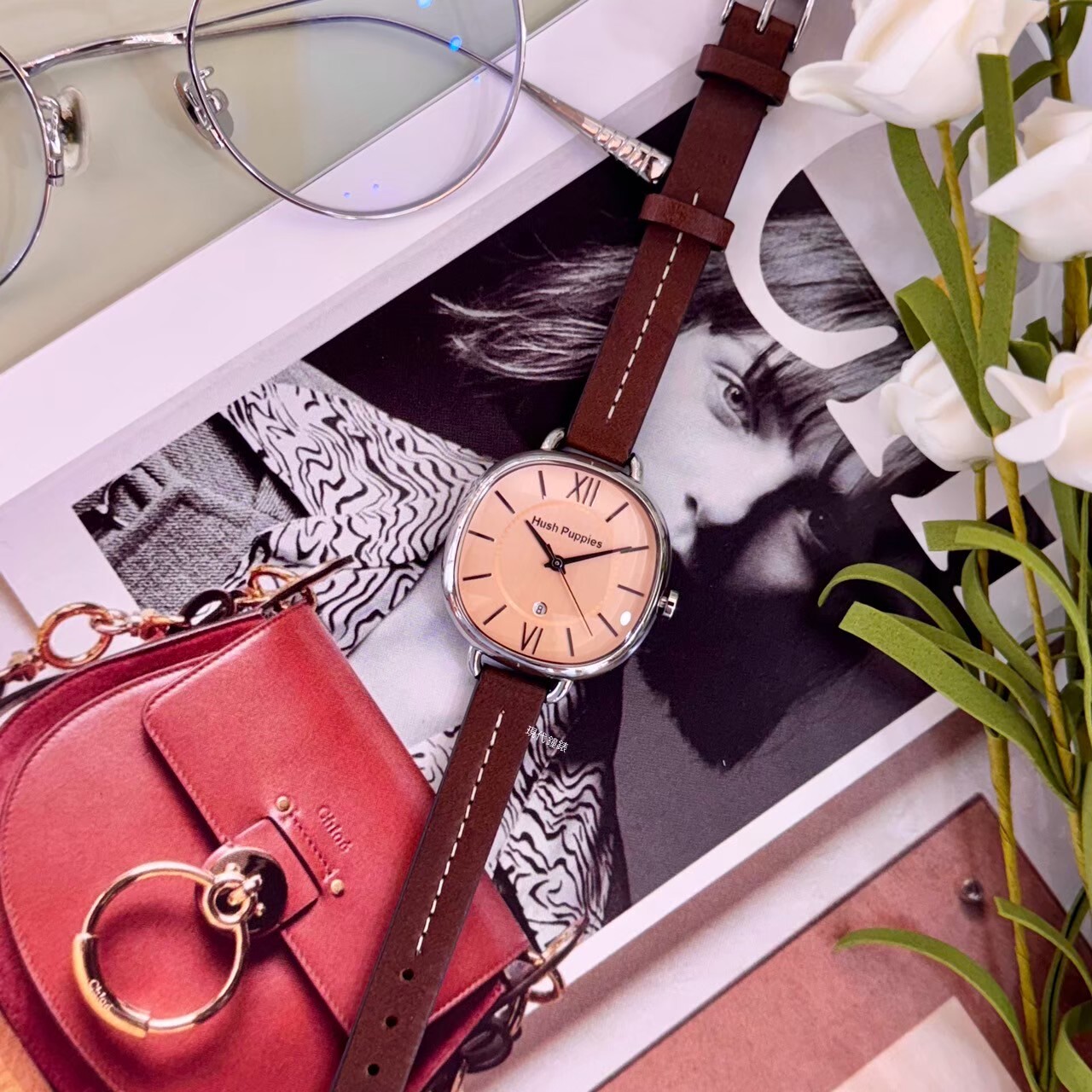 【Hush Puppies】Orbz 經典魅力休閒女錶HP.3892L.2505 33mm  現代鐘錶