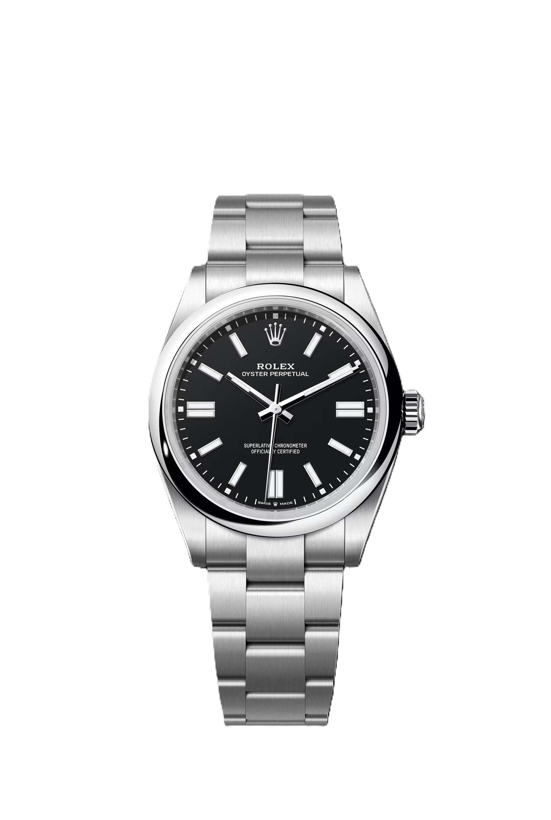 BRAND NEW ROLEX 134300 OYSTER PERPETUAL 41 WITH A BLACK DIAL AND AN OYSTER BRACELET 41MM