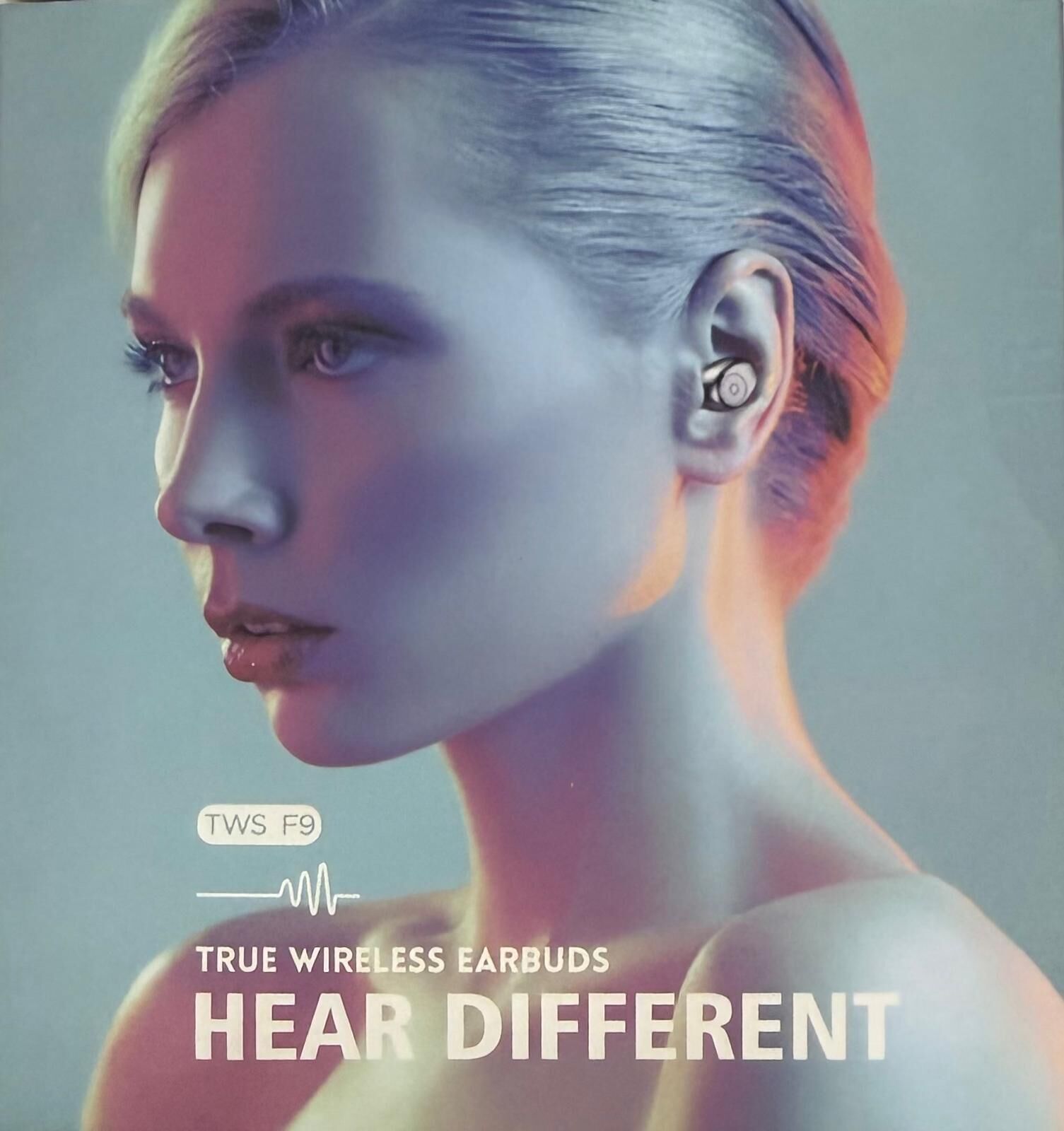 【現貨】TWS F9 便攜式迷你無線耳機 (黑色)