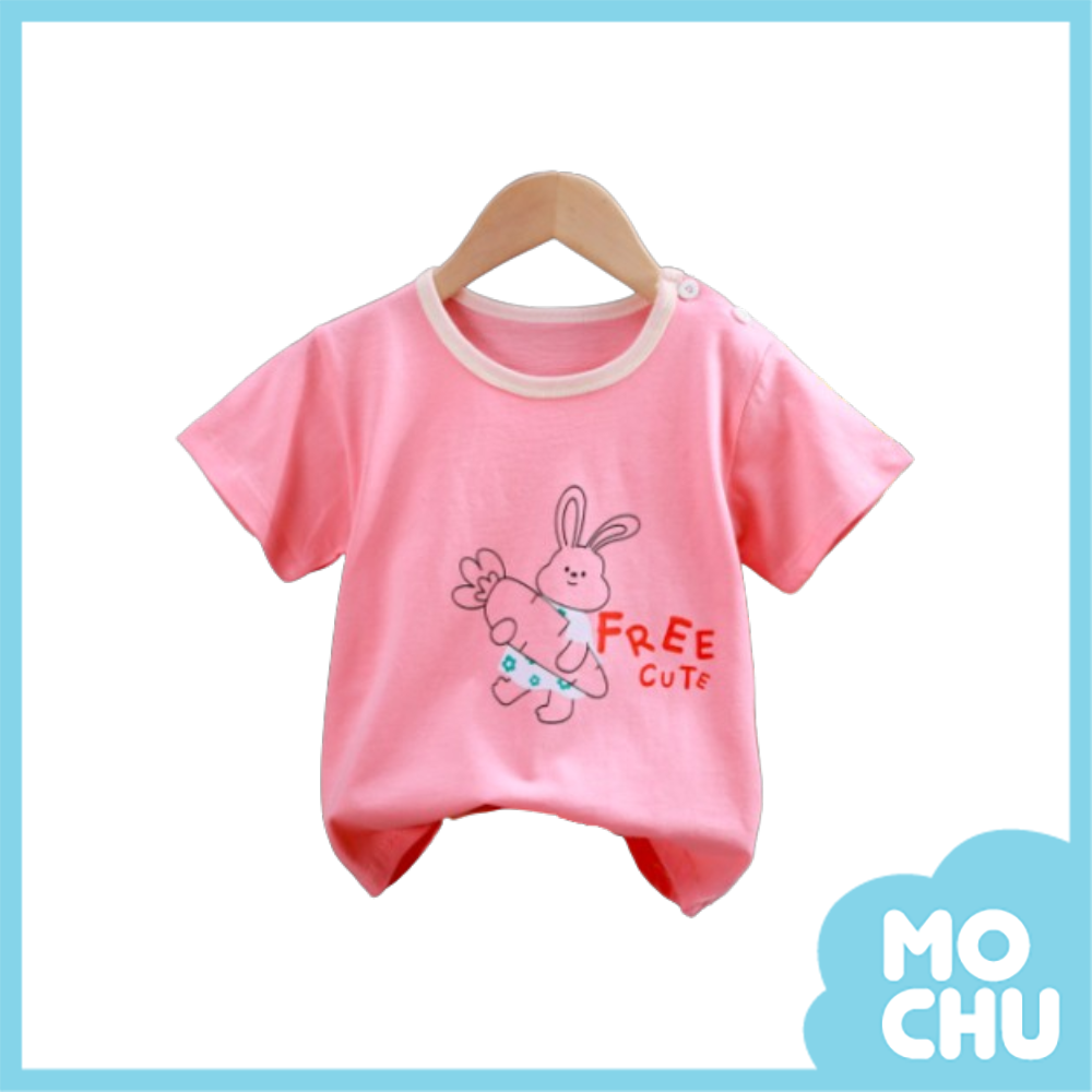 小粉兔短袖上衣