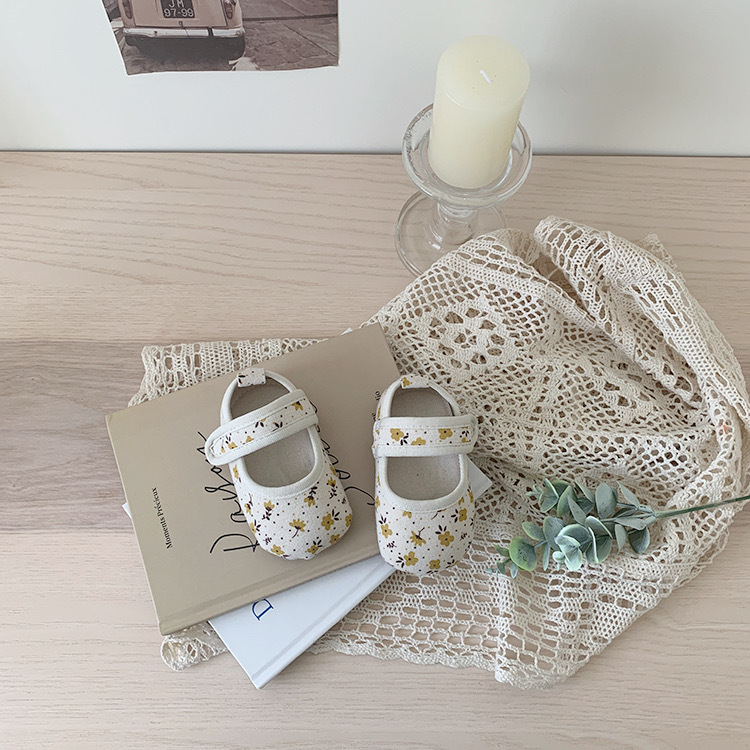 碎花寶寶學步鞋