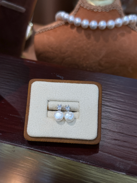 【現貨】LL061050 銀鍍白金配件+淡水珍珠 (SPE0260001)