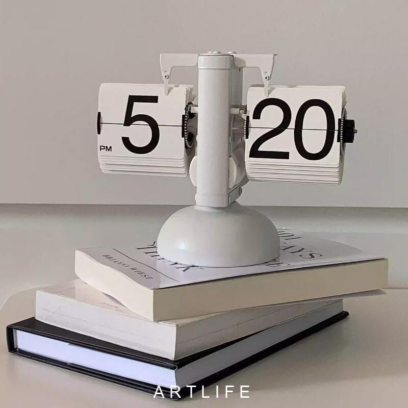 經典質感翻頁鐘