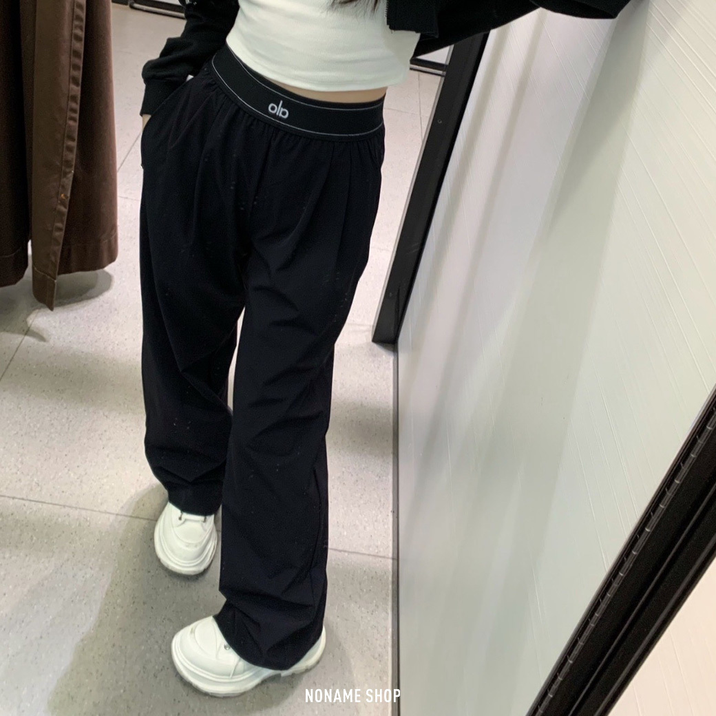ALO YOGA Suit Up Trouser 速乾 直筒 瑜珈 休閒 長褲 JISOO同款 兩色 (女款)