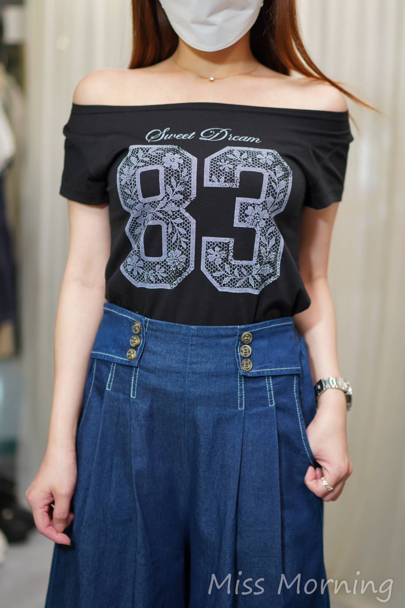 側束字母款靚棉tee(14648)