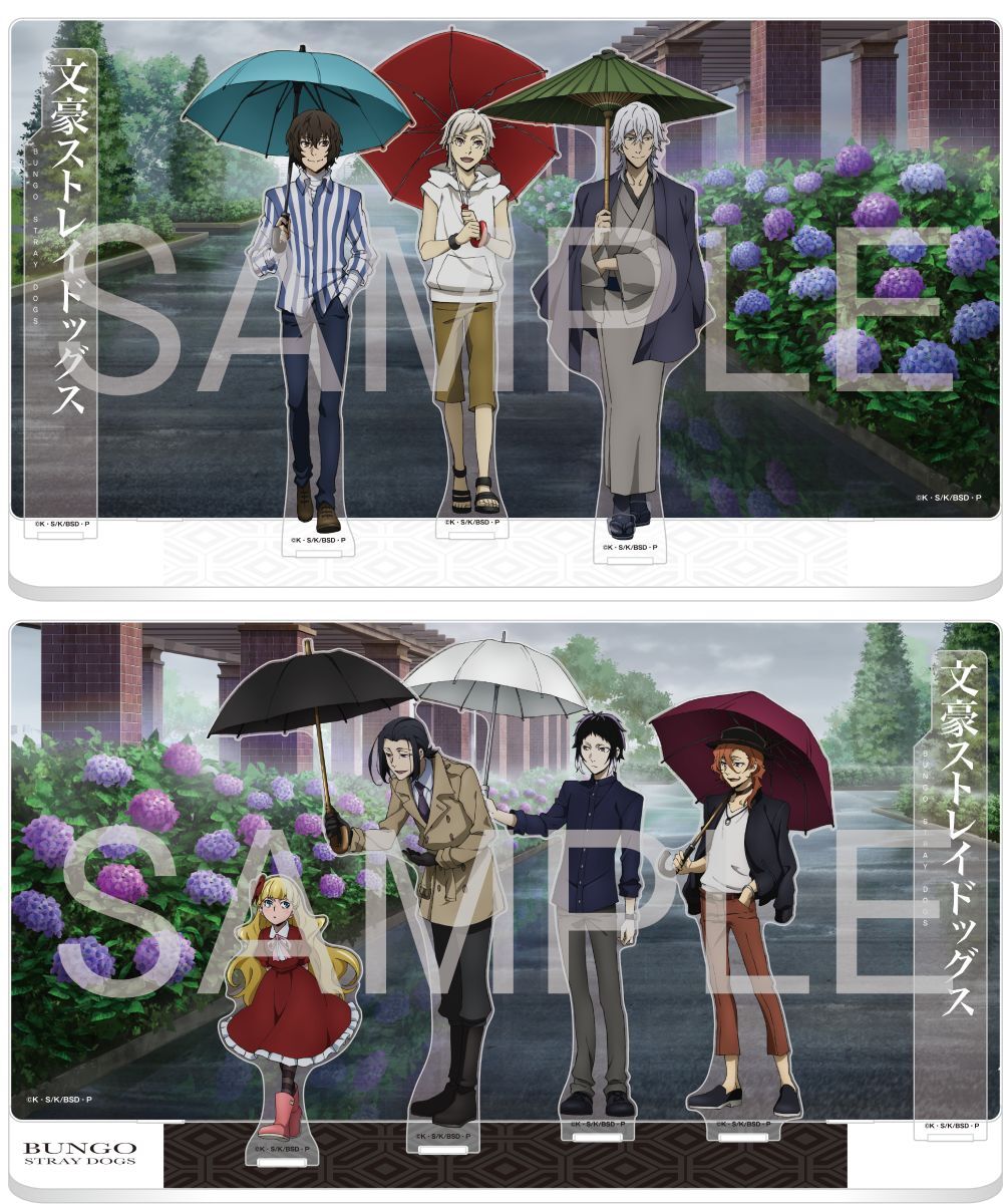 預購-文豪ストレイドッグス  壓克力場景立牌 雨中的橫濱ver. 系列 【日本進口精品】