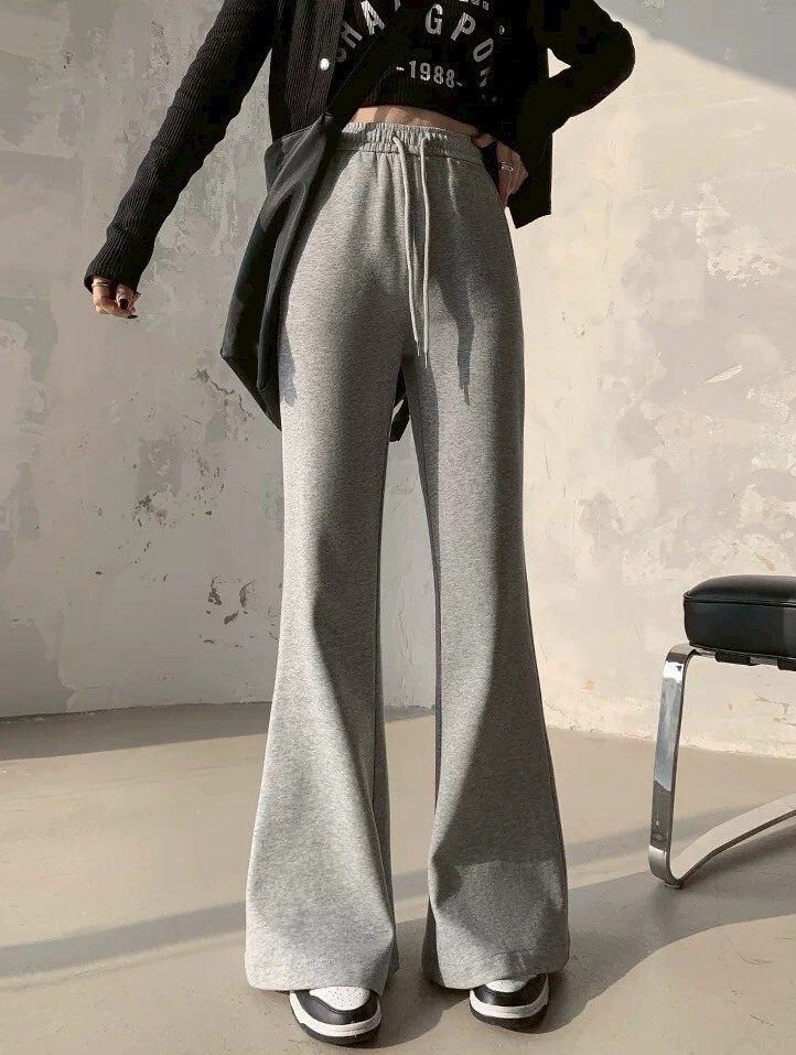 抽繩太空棉喇叭長褲 2873