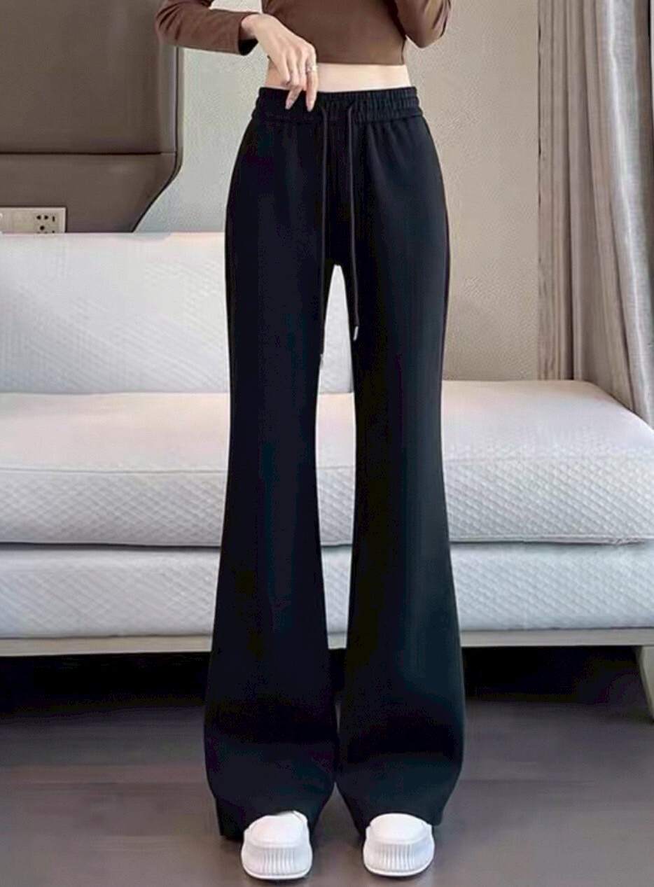 抽繩太空棉喇叭長褲 2873