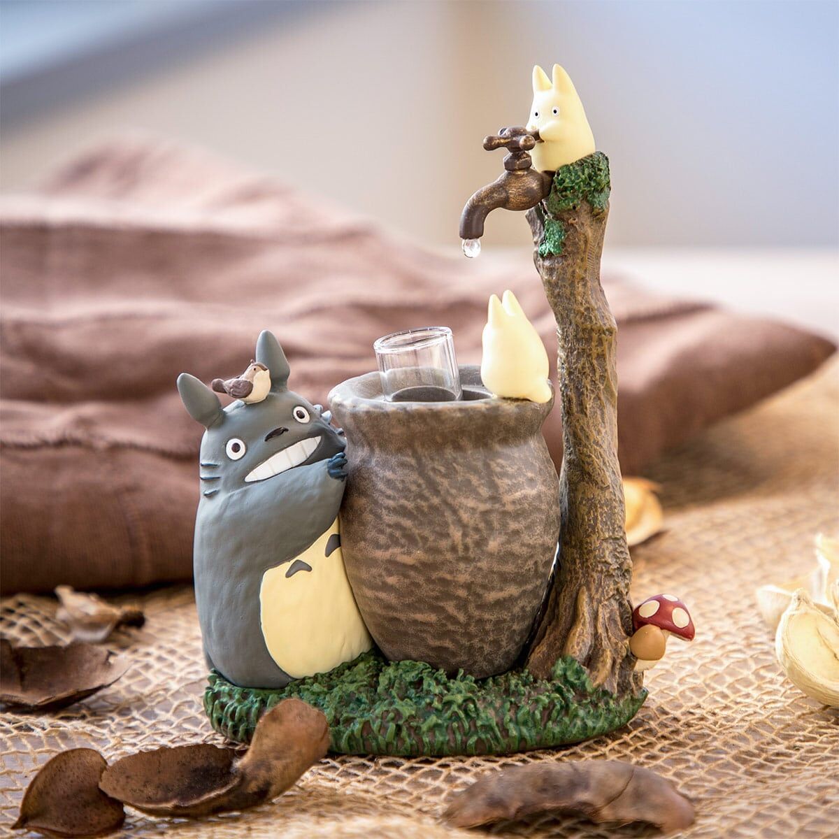 單試管花插 龍貓 森林的水龍頭