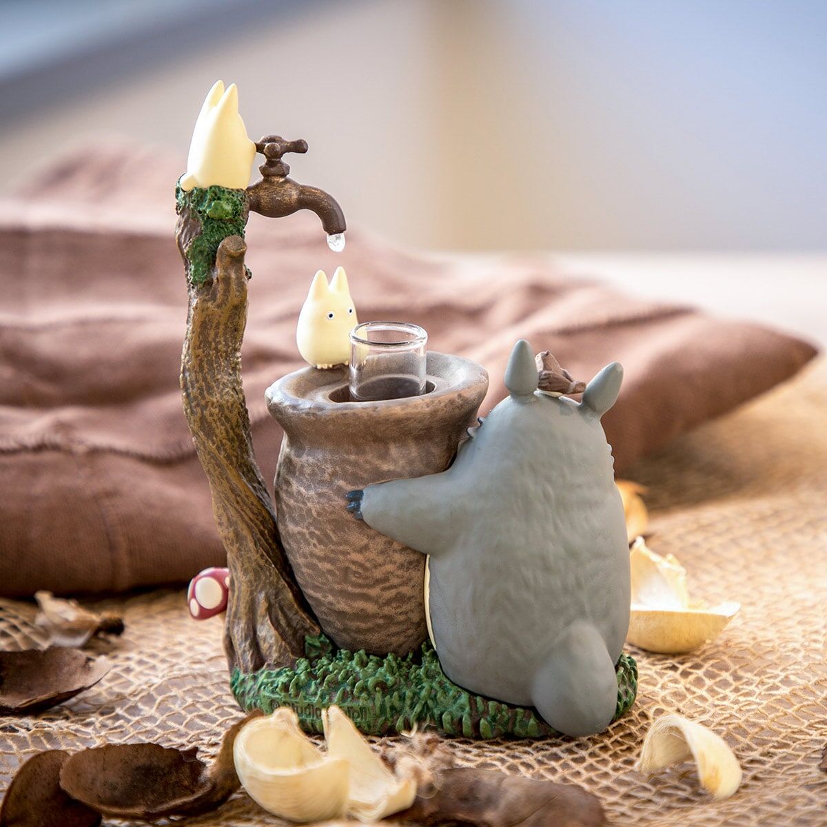 單試管花插 龍貓 森林的水龍頭