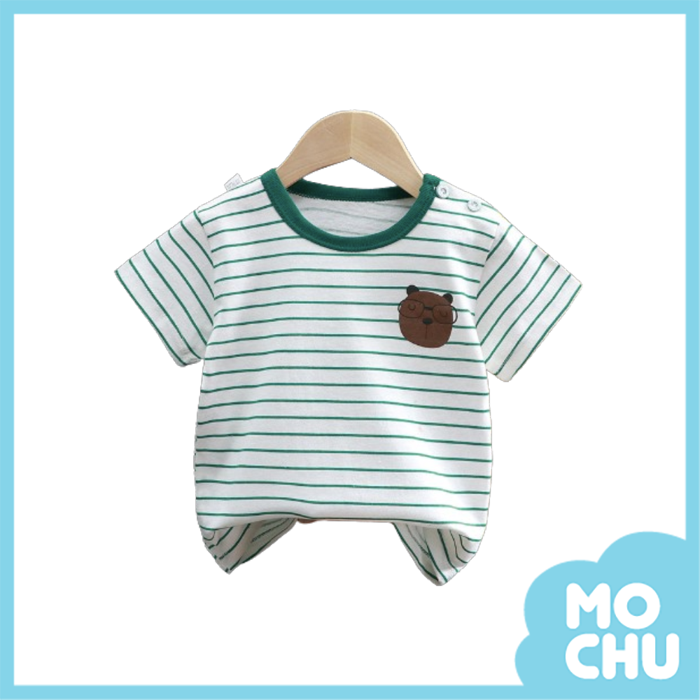 綠條熊短袖上衣