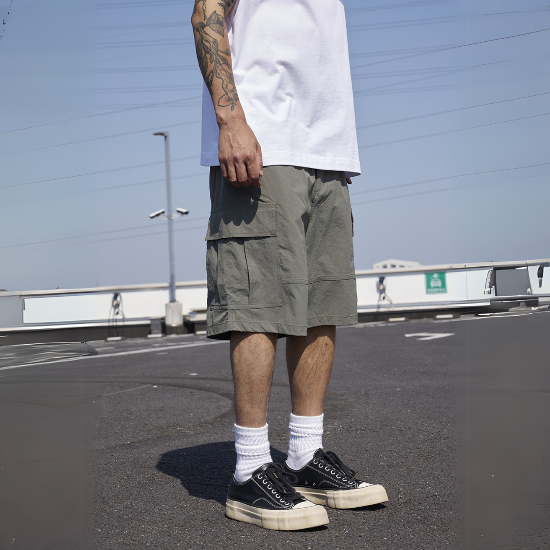 3M科技薄款透氣速乾工裝五分褲