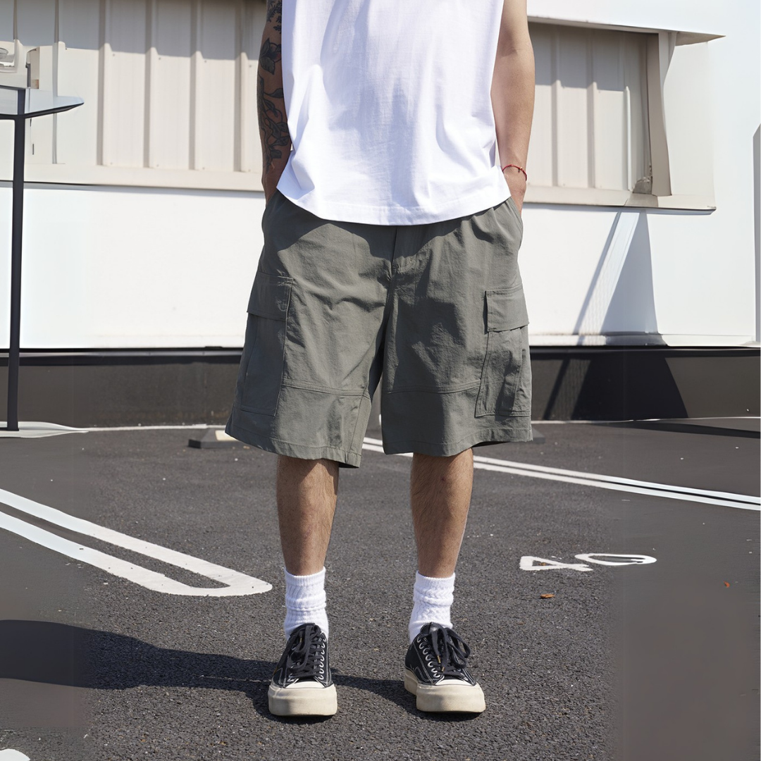 3M科技薄款透氣速乾工裝五分褲