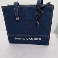 [S] MARC JACOBS DENIM 4S5HTT077H02-403 GRIND MEDIUM TOTE BAG, 196611276221 (SMJ560)