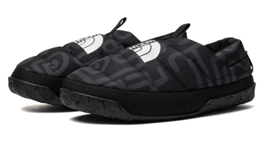 【The North Face】Men’s Black Insulated Camp Shoes – Warm, Durable & Slip-Resistant  JUN25