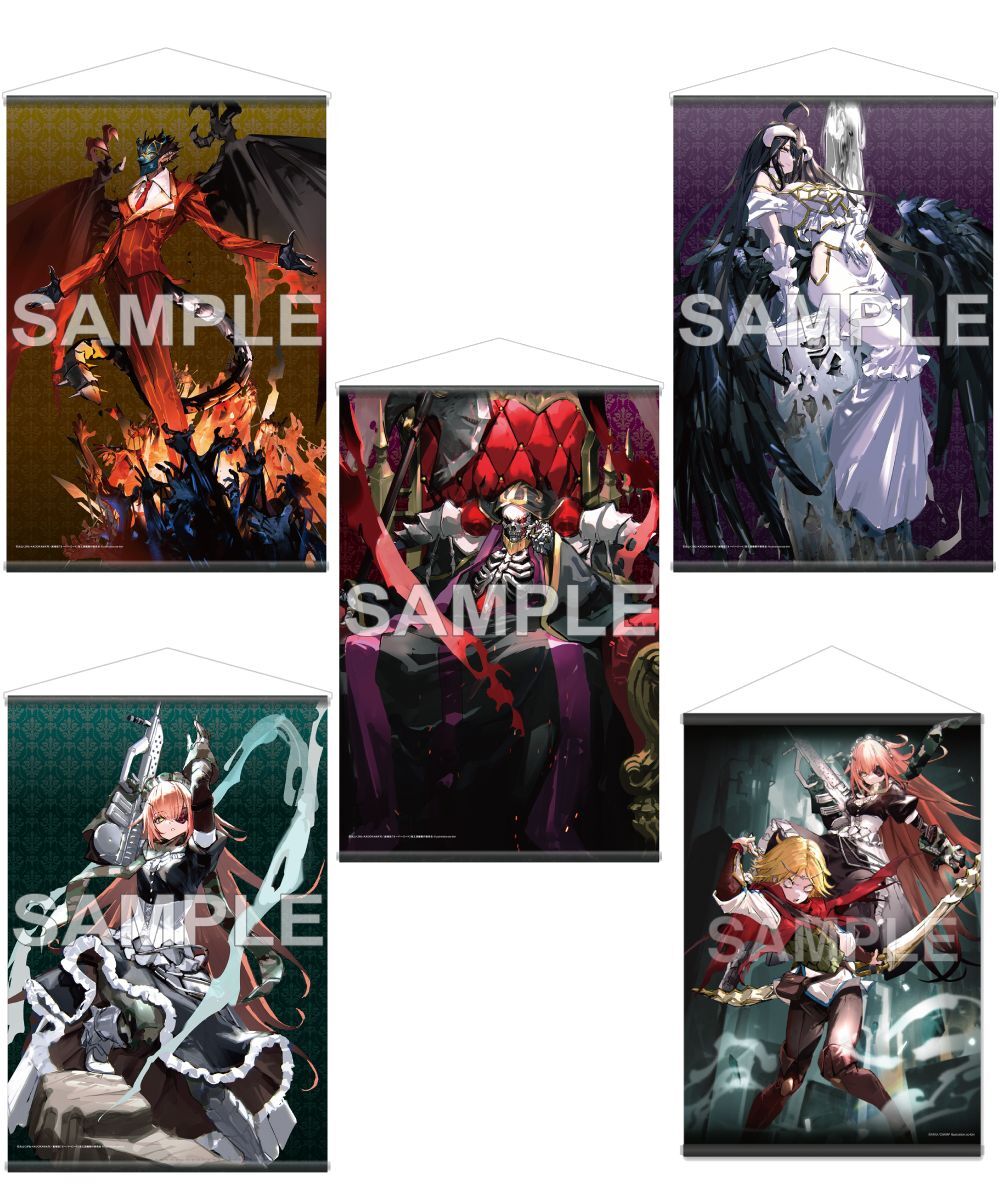預購-劇場版「OVERLORD」聖王國篇 掛軸 Illustration:so-bin 【日本進口精品】