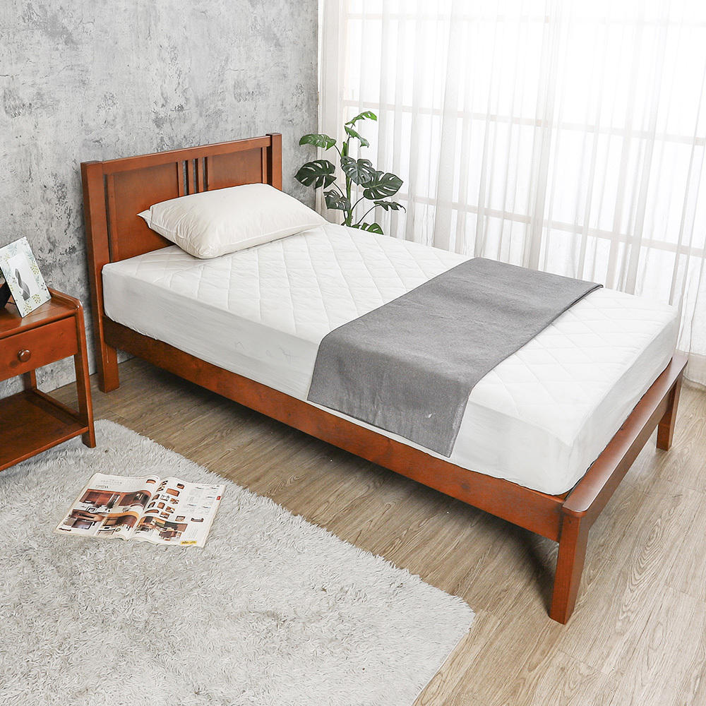 蒂琪3.5尺實木單人床架