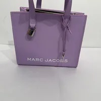 [S] MARC JACOBS WISTERIA 4R3HTT020H02-545 MINI GRIND LEATHER TOTE, 196611289719 (SMJ564)