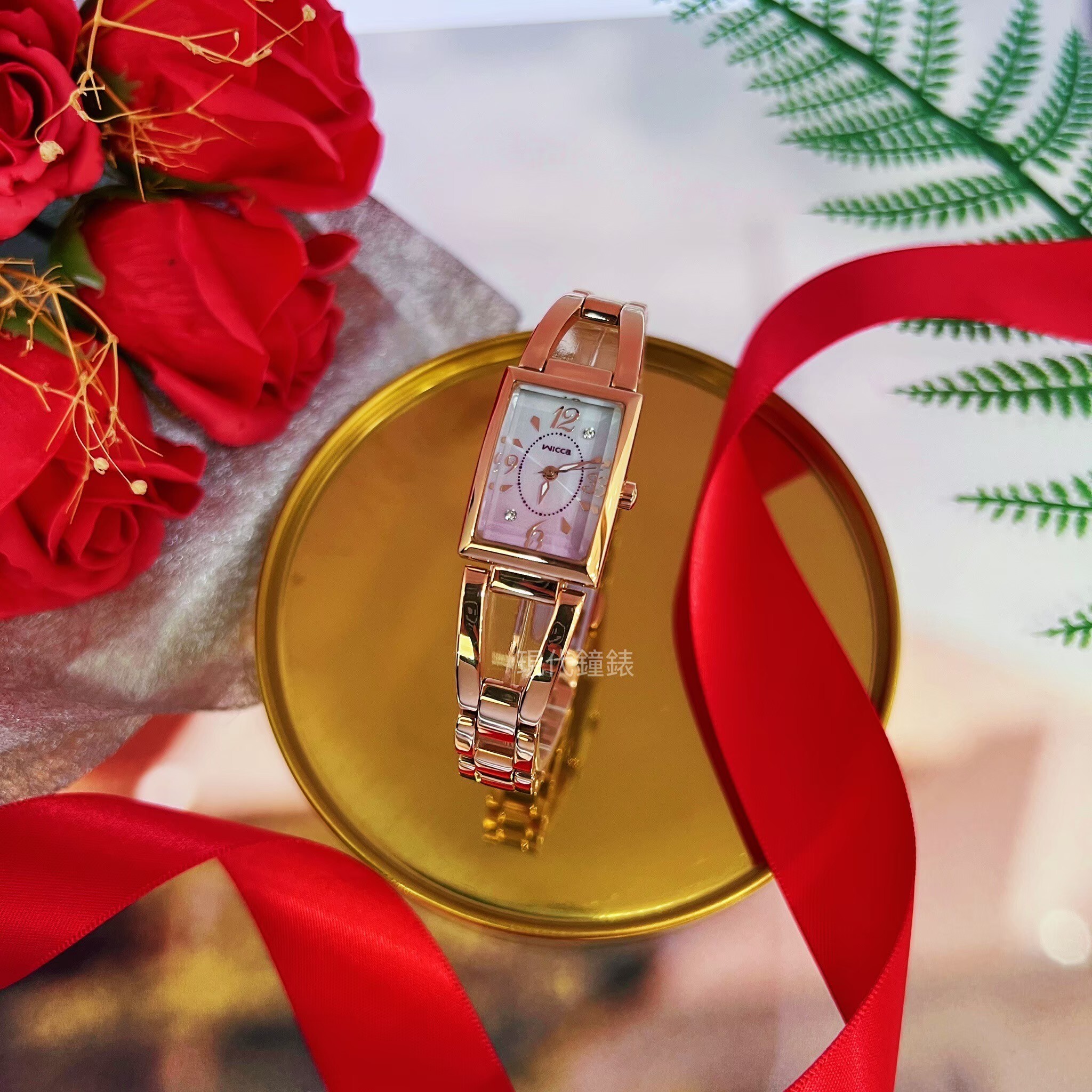 【CITIZEN 星辰】WICCA系列 時尚優雅太陽能女錶KF7-562-91 24mm 現代鐘錶