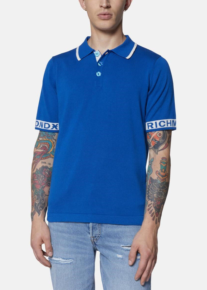 【RICHMOND X】滾邊LOGO短POLO衫