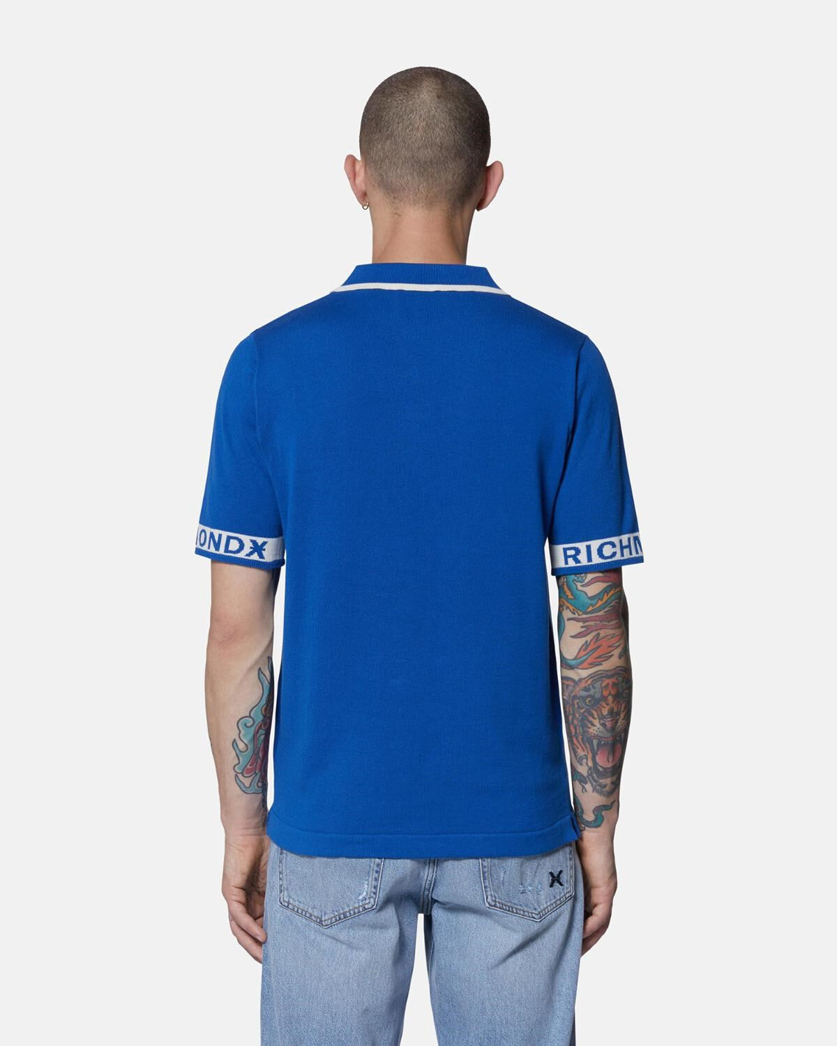 【RICHMOND X】滾邊LOGO短POLO衫