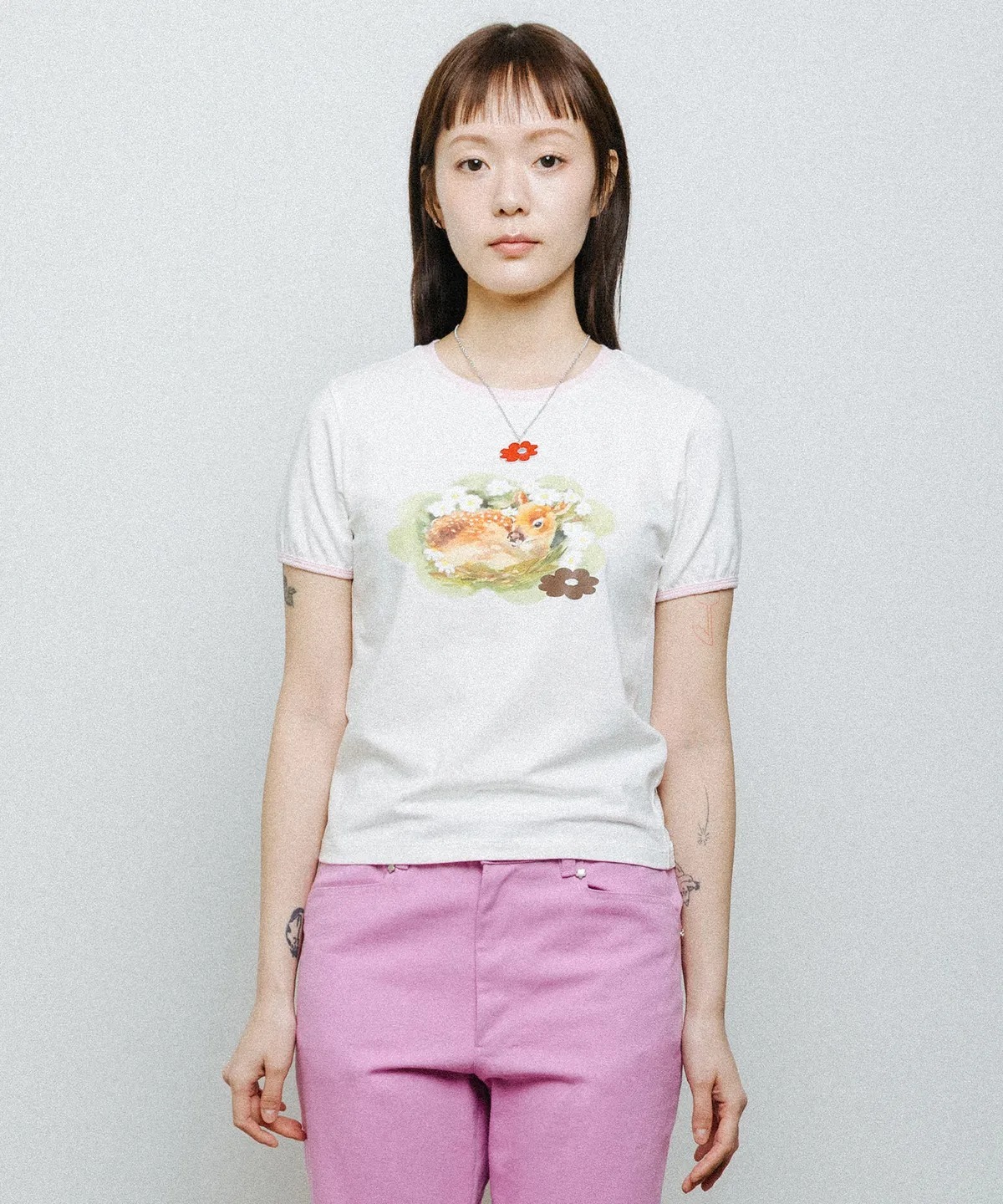 DAISY SYNDROME BAMBI PUFF SLIM TEE