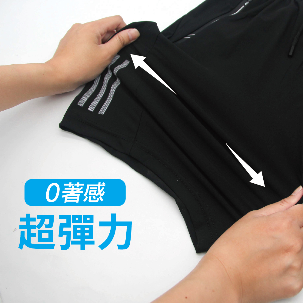 【肌涼】清涼彈力機能運動短褲｜7AP0001