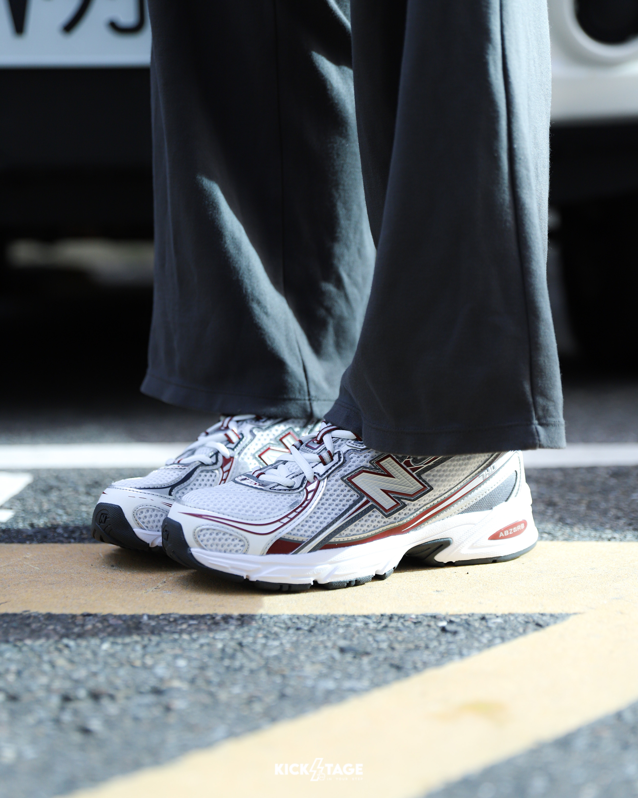 男女鞋 NEW BALANCE 740 銀紅 網布 透氣 復古 老爹鞋 休閒鞋【U740RD2】NB740