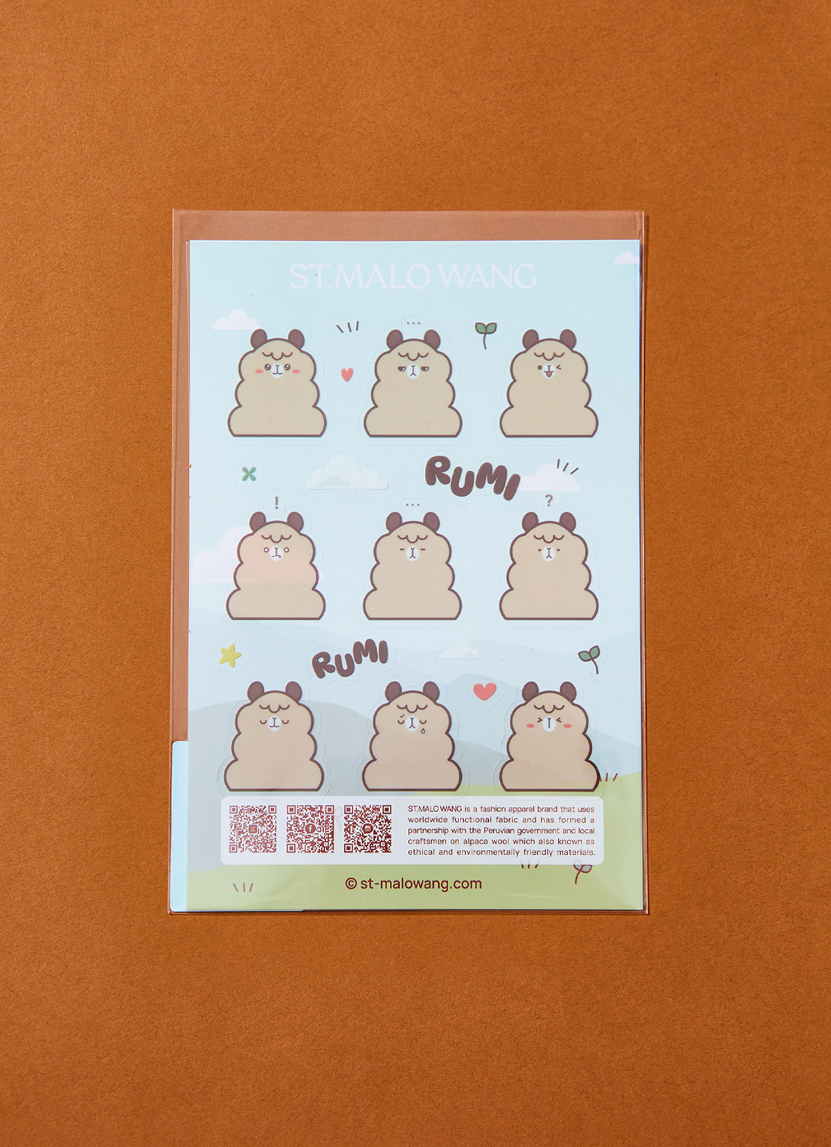 RUMI 貼紙組-2500UO-14*21cm