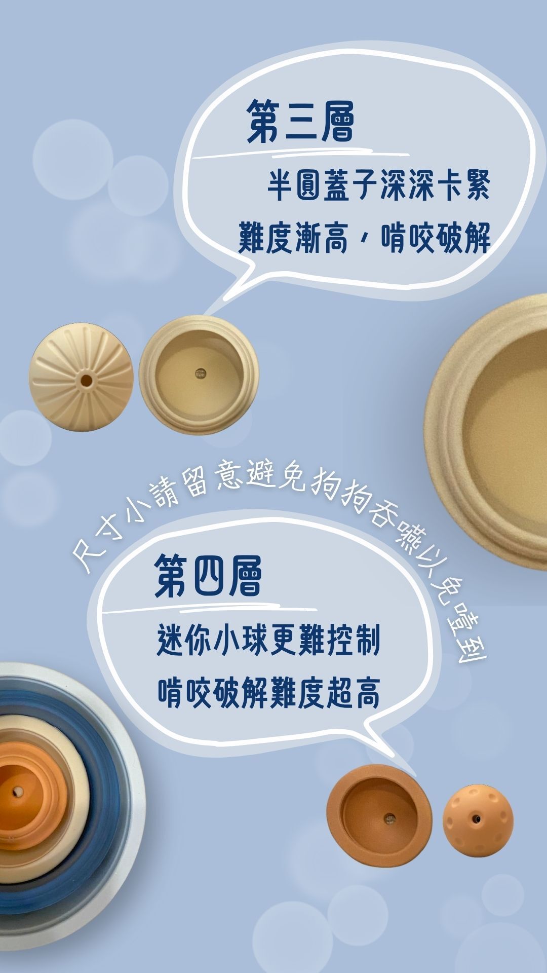 銀河系多層寵物玩具第三四層蓋子卡更緊