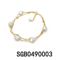 【現貨】LL061204 S925巴羅克珍珠銀手鏈 (SGB0490003)