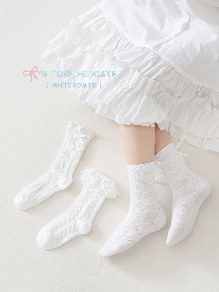 白雪禮服襪子組