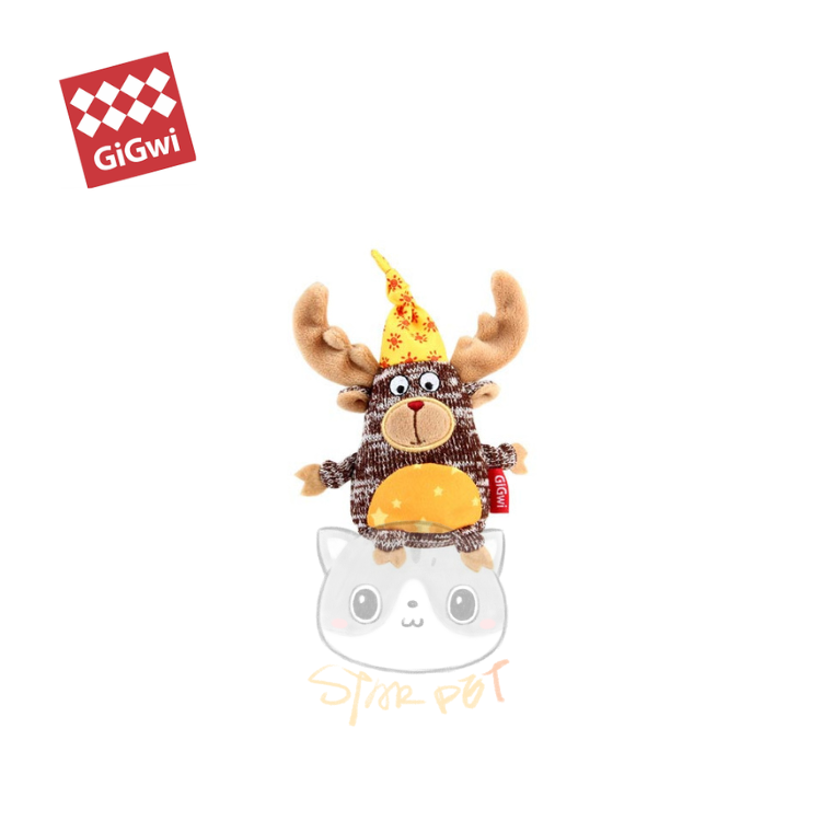 Gigwi Plush Friendz Series Small Deer Dog Toy