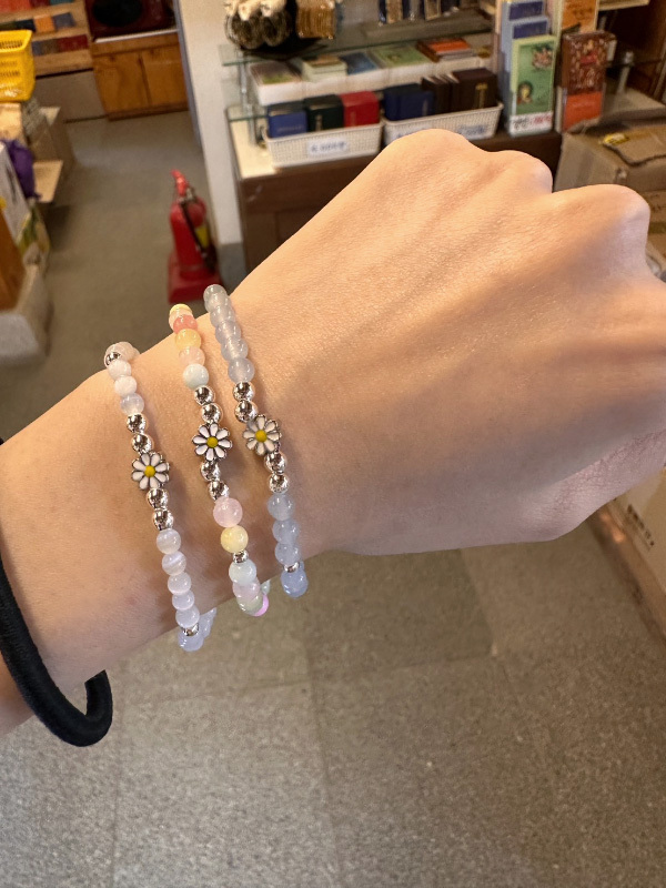 韓國 奉恩寺 雛菊緣份手鍊/水藍大象緣份手鍊