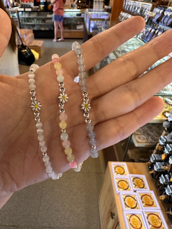 韓國 奉恩寺 雛菊緣份手鍊/水藍大象緣份手鍊