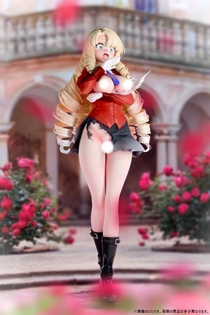 肉感少女 異世界アカデミアのご令嬢 エリザベート・F・ローゼンブルク 制服破裂Ver. 1/6スケール